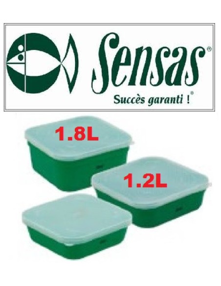 SENSAS BOTE CEBOS VERDE PARA CAMPEONATO