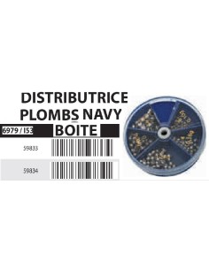 SENSAS BOITE PLOMS  DIRTRIBUTRICE NAVY 