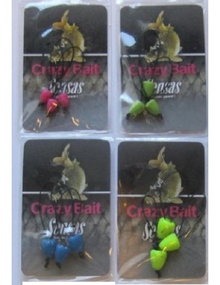 SENSAS CRAZY BAITS CONECTORS TOUS 3 PCS.