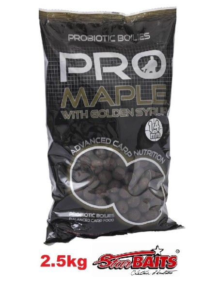 STARBAITS PROBIOTIC MAPPLE BOILES 14 MM  2.5KG