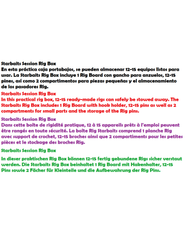 STARBAITS SESSION RIG BOX