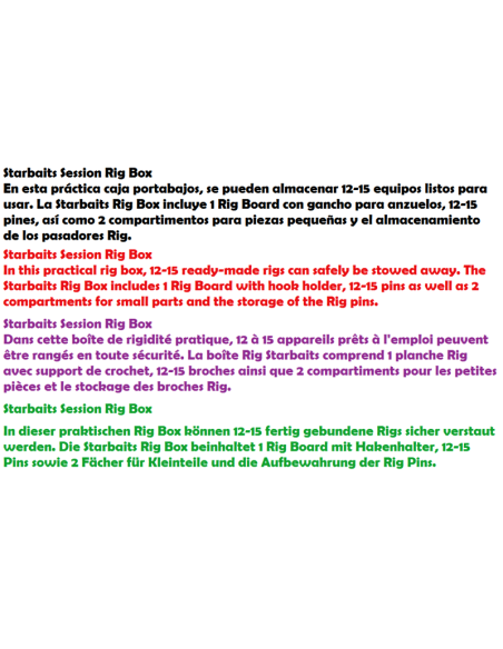 STARBAITS SESSION RIG BOX (CAJA APAREJOS)