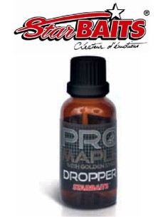 STARBAITS PROBIOTIC MAPPLE DROPPER 30 ML.(liquido atrayente concentrado Y AROMATIZADO CON CUENTA GOTAS)