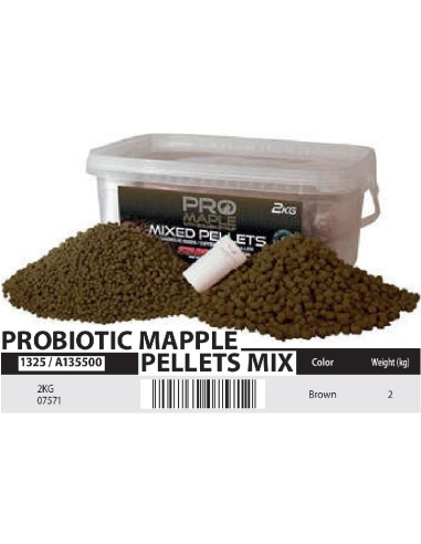 STARBAITS PROBIOTIC MAPPLE PELLETS MIX 2KG.