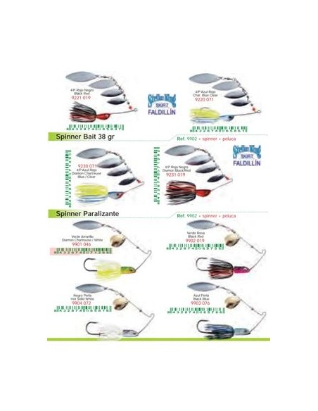 10 unità assortiti, buzzers e spinners