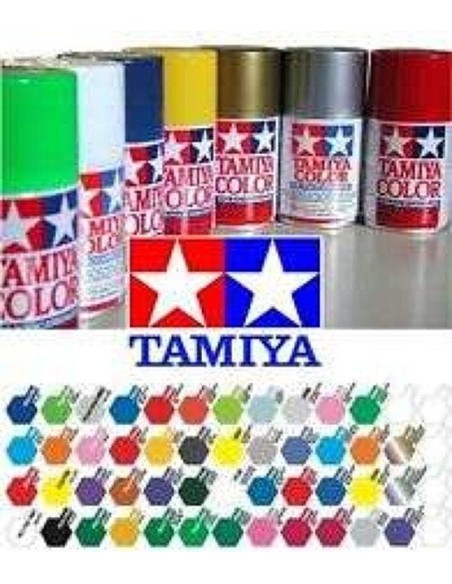 TAMIYA SPRAY PINTURA DE COR, LACADO 100ML.