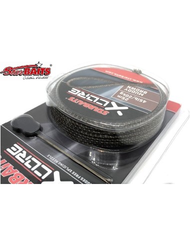 STARBAITS X-CORE MUDDY MARRON 45LB. / 25M + AIGUILLE