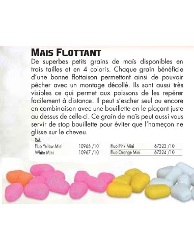 STARBAITS POP UP FLOTANTE  MINI FALSO MAIZ