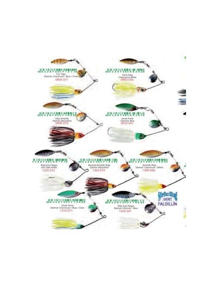 10 assorterede enheder, Buzzers og spinnere