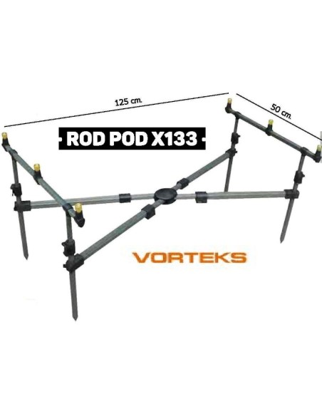 VORTEKS ROD POD X133    3 ANGELRUTE