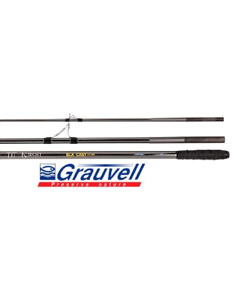GRAUVELL TITAN SPORT ELA CAST LC 420 CANNE SURFCASTING HIBRIDE
