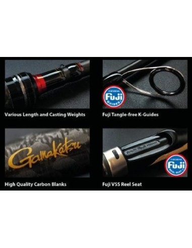 spinhengel Spro gamakatsu akilas 70MH crank & spinnerbait 2.10M 5-30gr.