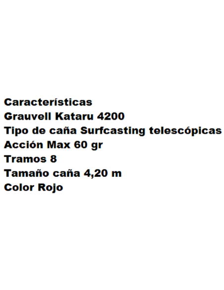 CAÑA FLOTADOR GRAUVELL  ZENDAI KATARU 4200 