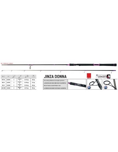 GRAUVELL JINZA CAÑA SPINNING  DONNA 1002 MH, 3.00M. 