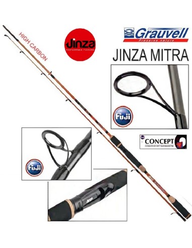 CANNE SPINNING GRAUVELL TEKNOS MITRA 1102 , 3.30M