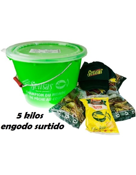 PROMO BALDE COM TAMPA - BONE - 5 KILOS ENGODE - ADITIVO