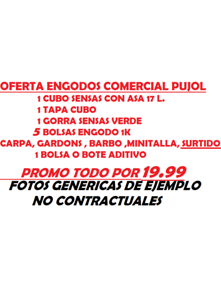  PROMO SEAU AVEC COUVERCLE - CASQUETTE - 5 KILOS AMORCE-ADDITIVE