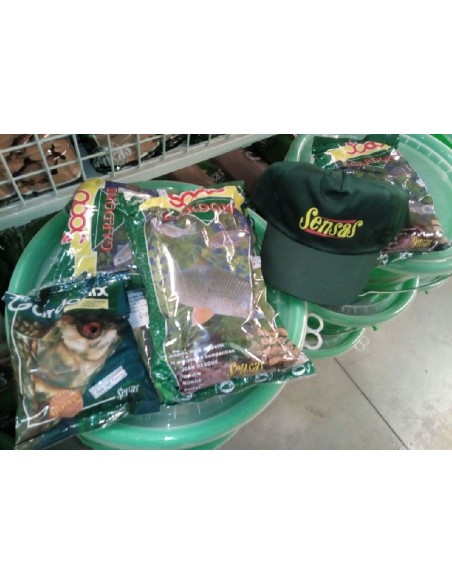  PROMO SEAU AVEC COUVERCLE - CASQUETTE - 5 KILOS AMORCE-ADDITIVE