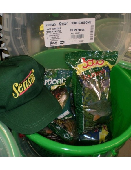 PROMO BUCKET WITH COVER - CAP - 5 KILOS GROUNDBAIT-ADDITIVE