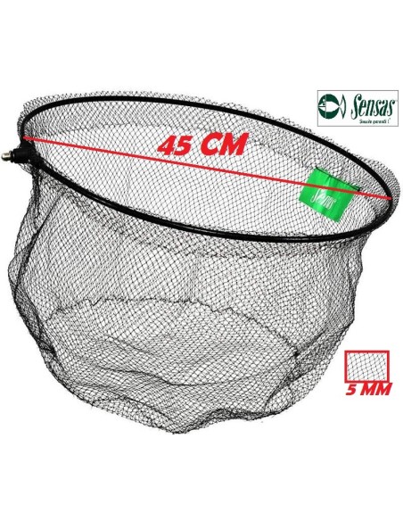 SENSAS CAP SALABRE PLUME NYLON 45CM., 5MM