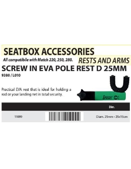 SENSAS SUPPORT A VIS ROUBAISIEN EVA D 25 MM