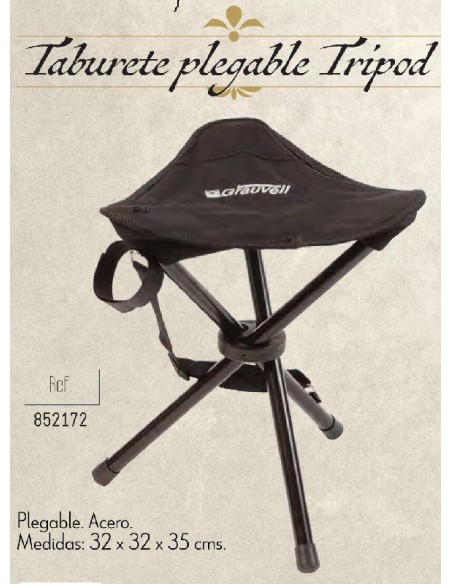 GRAUVELL CHAIR - STOOL, TRIPOD