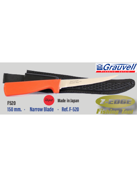 GRAUVELL Z-EDGE F-520 JAPANISCHES MESSER SEKI