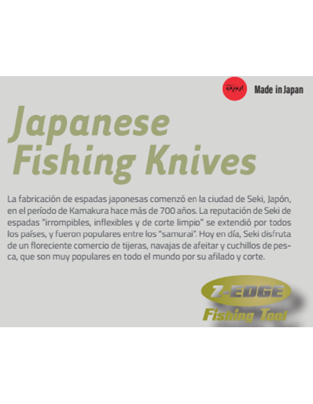 GRAUVELL Z-EDGE F-520 FACA JAPONESA SEKI
