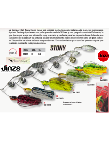 GRAUVELL JINZA SPINNER BAIT STONY
