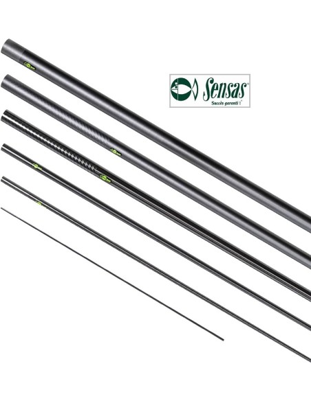 SENSAS CAÑA ENCHUFABLE UK NANOFLEX 1074 , 13 M.