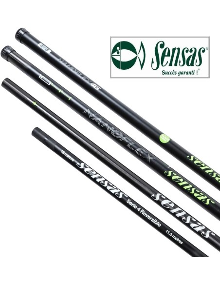 SENSAS CAÑA ENCHUFABLE UK NANOFLEX 1044 , 13M.