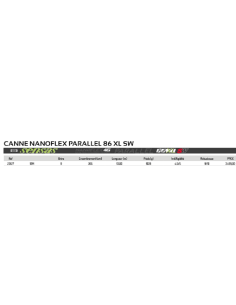 SENSAS CANNE ROUBAISIENNE NANOFLEX PARALLEL 86 XL SW, 13M. 2