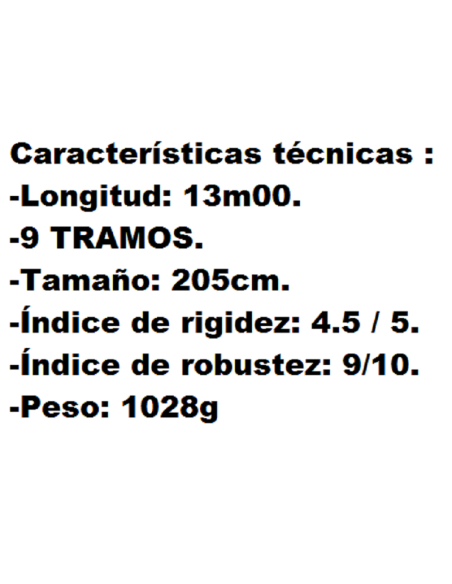 SENSAS POLE ROD NANOFLEX PARALLEL 86 XL SW, 13M.