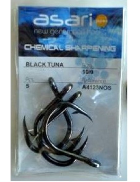 ASARI BLISTER 5 HAMS BLACK TUNA 10/0