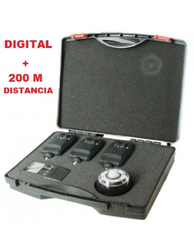 VIRUX MALETIN 3 AVISADORES + RECEPTOR + LUZ V4