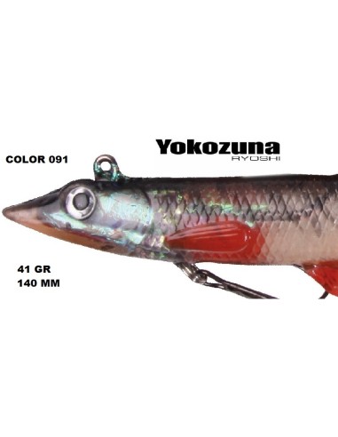 YOKOZUNA LUCIO DE GOMA X-HECHT 140 MM. 41 GR.