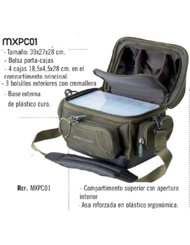 VIRUX BOLSA PORTA 4 CAJAS INCLUIDAS