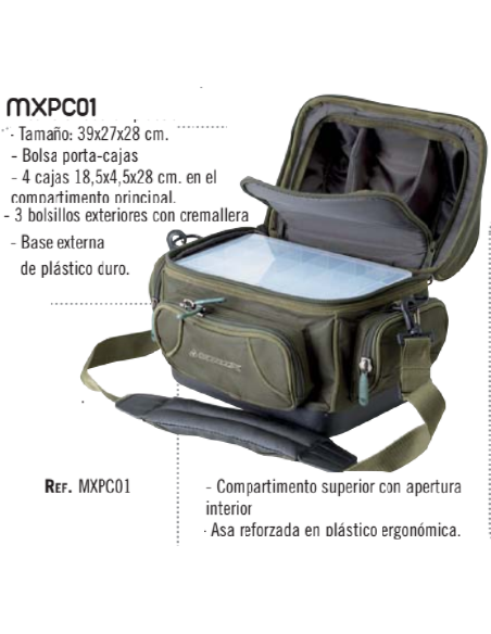VIRUX BORSA DA TRASPORTO 4 SCATOLE INCLUSE
