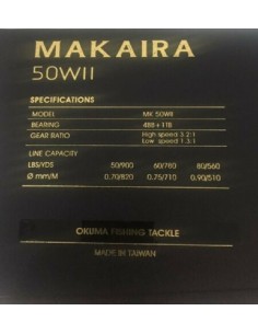 OKUMA TROLLING ROLLE MAKAIRA 50 W II 2