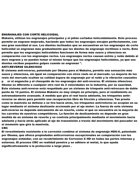 OKUMA TROLLING ROLLE MAKAIRA 50 W II