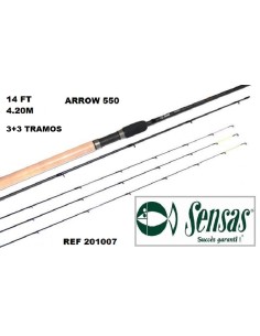 SENSAS METHOD CAÑA FEEDER BLACK ARROW 550 , 14' FT,4.20M