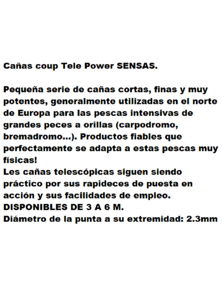 SENSAS CANNA FISSA TELE POWER 