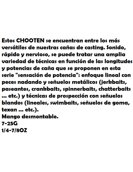 GUNKI CAÑA CASTING IRON-T CHOOTEN C 210 M / MH