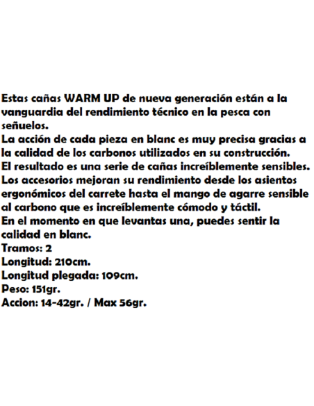 GUNKI CANYA CASTING WARM-UP C 210 H