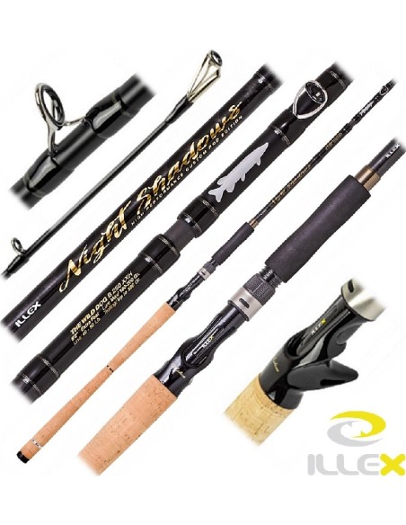 ILLEX CASTING ROD NIGHT SHADOWS B 250 XXH THE WILD DOG