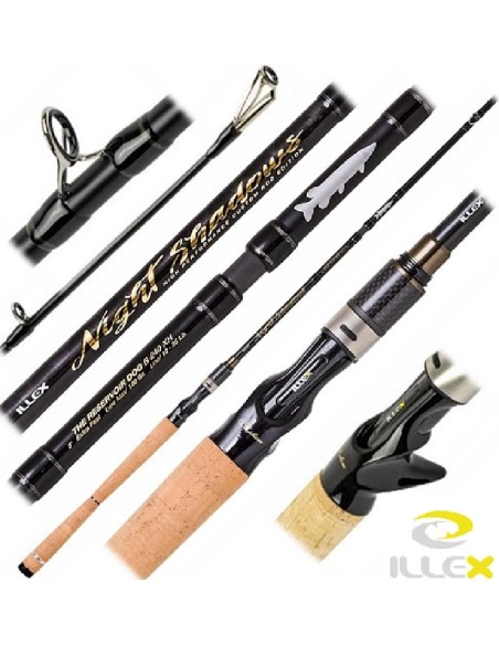 ILLEX CASTING ROD NIGHT SHADOWS B 240 XH THE RESERVOIR DOG