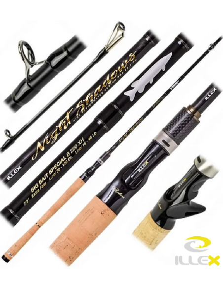 ILLEX CASTING RUTE NIGHT SHADOWS B 220 XH BIG BAIT SPECIAL