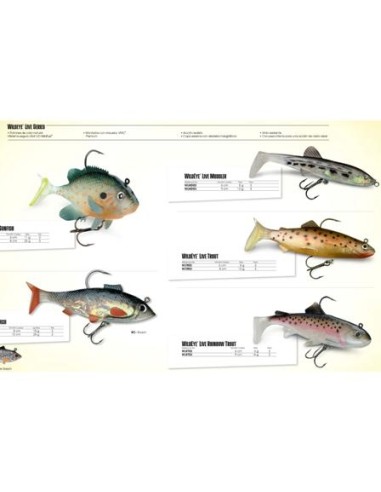 10 pakker med gummi fisk, VALG SMAKER