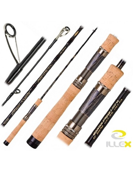 ILLEX SPINNING RUTE STREAM MASTER S 2002 ML MOUNTAIN STREAM