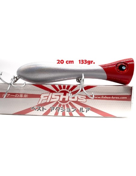 YUKI ESQUER POSEIDON NETTAI POPPER 20 CM. 6.6' ,  133GR.  4.8OZ..  